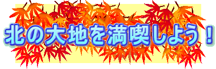 北の大地を満喫しよう!
